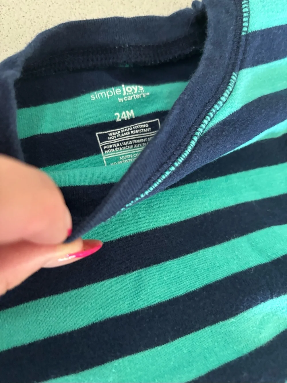2 matching sets of Carter’s baby PJ’s